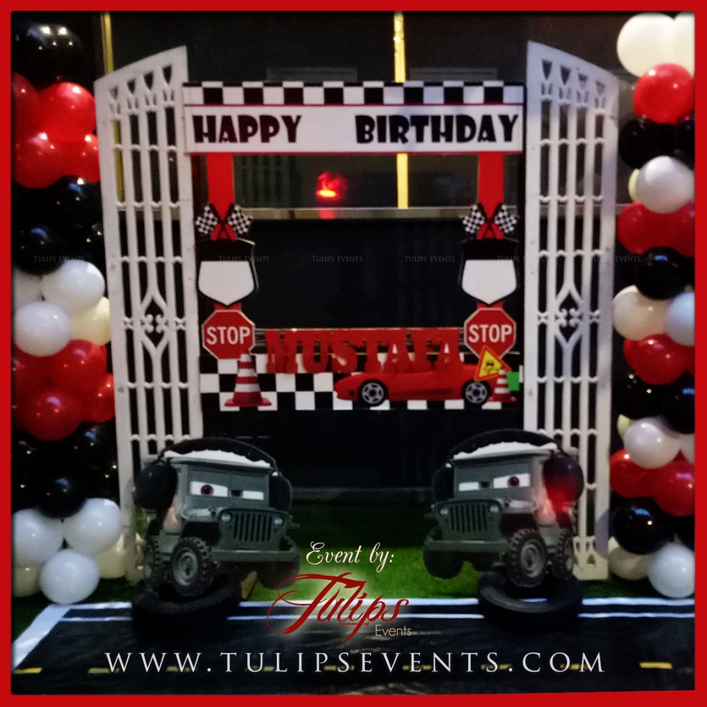 Disney Cars Theme Party Decor Tulips Events in Pakistan (2)