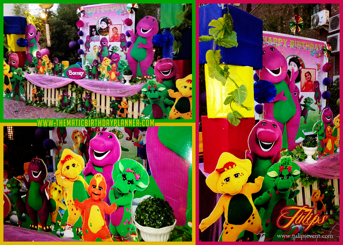 Barney toddler birthday party planner in Lahore Pakistan