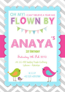 sweet bird cage party free invitations tulips event Lahore (1)