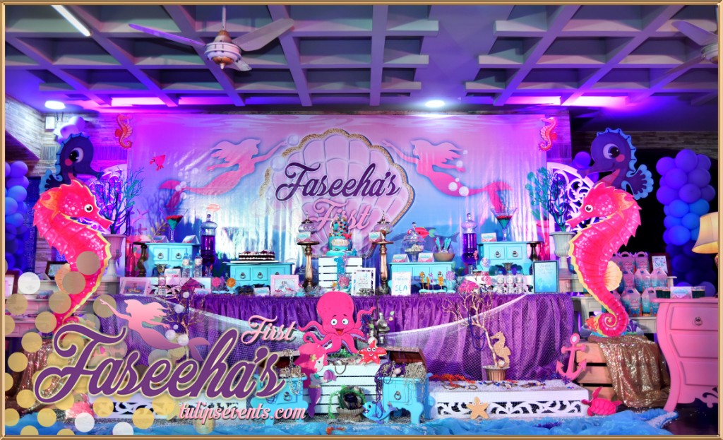 under the sea little mermaid party ideas by Tulips Events in Pakistan (7)
