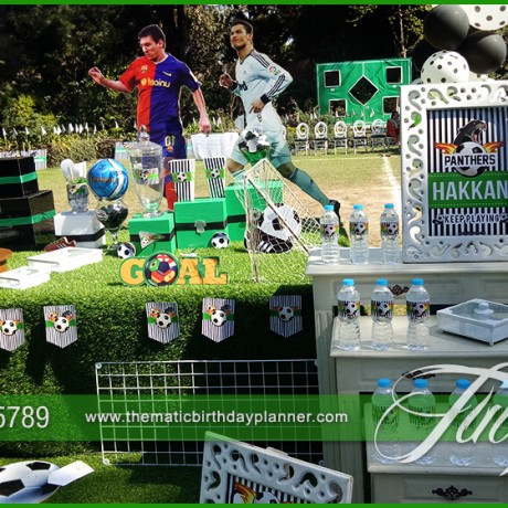 Outdoor Soccer Theme Party