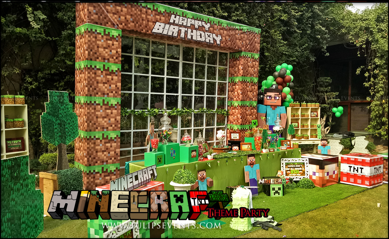 Minecraft Birthday  Party  Theme Best Birthday  Party  