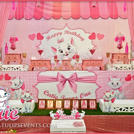 Aristocats Marie Theme Party