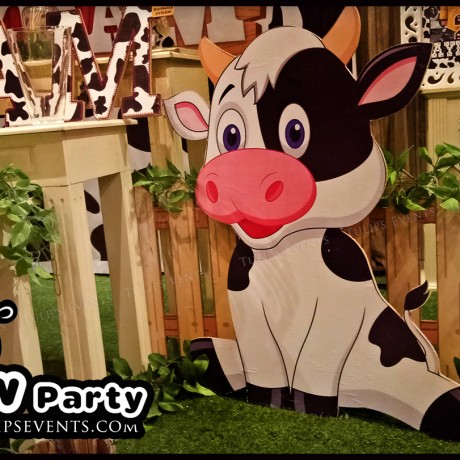 Cow Theme Birthday Party