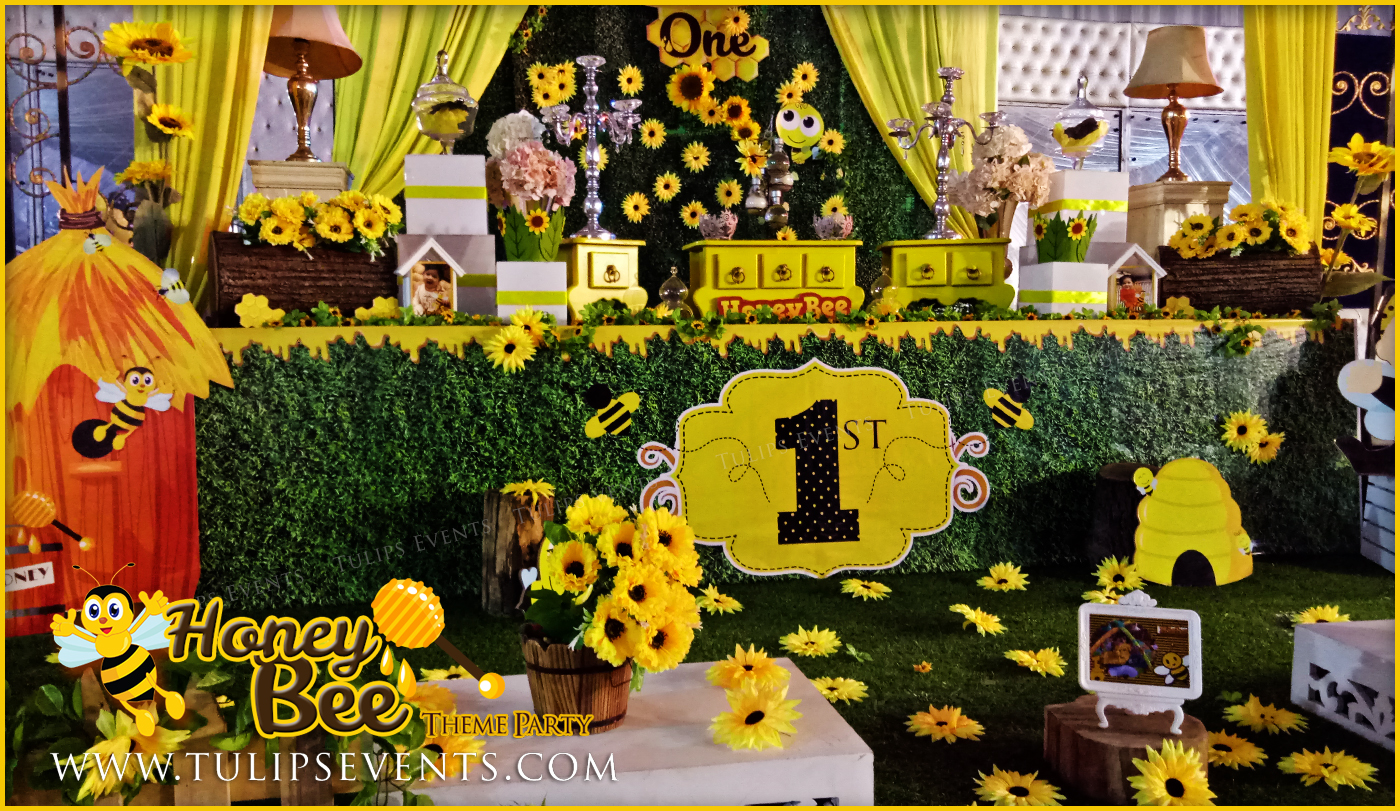 Honey Bee Themed First Birthday Best Birthday Party Planner In