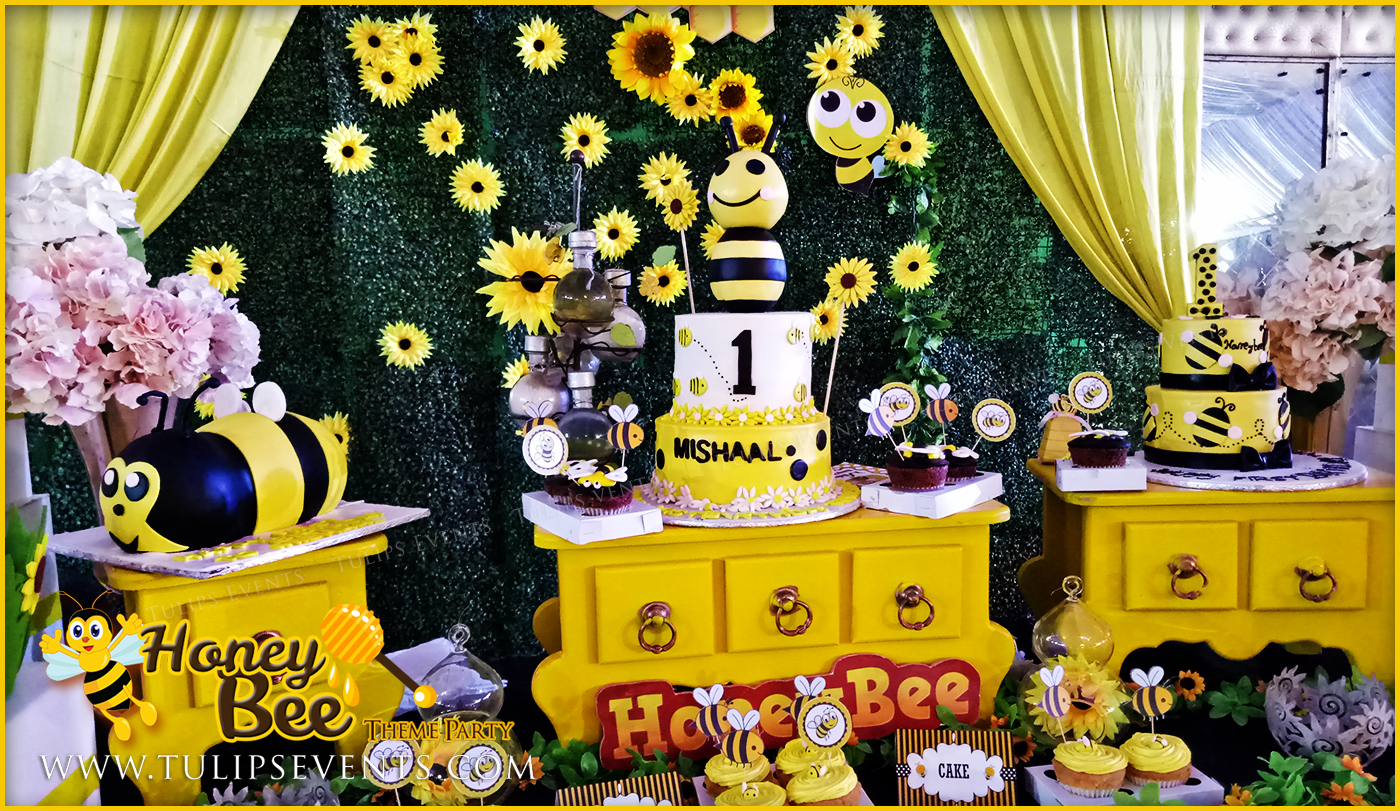 Honey Bee Themed First Birthday Best Birthday Party Planner In
