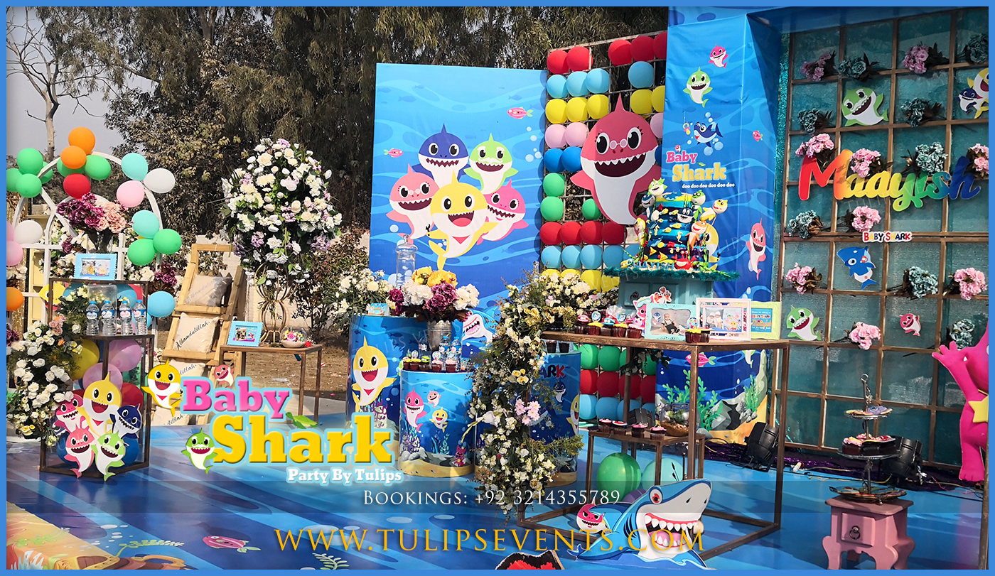 Baby Shark Birthday Ideas Best Birthday Party Planner In Lahore Pakistan Thematic Birthday Planner