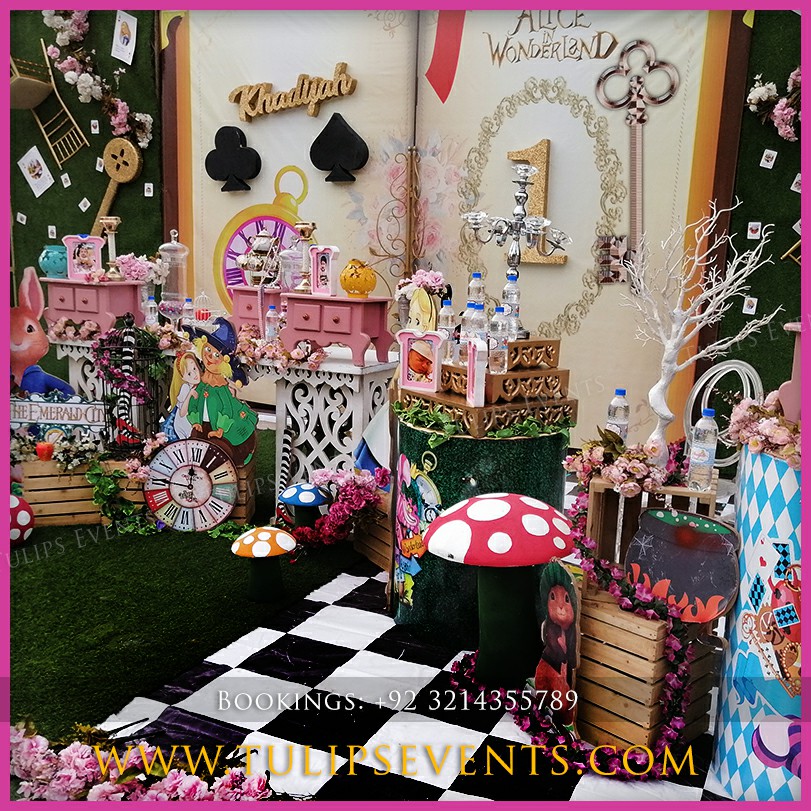 Alice In Wonderland Theme Birthday Party Ideas In Pakistan 3 1
